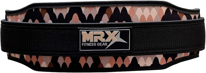 MRX Weight Lifting Belt with Double Back Support Gym Training 5" Wide Belts 11 Colors