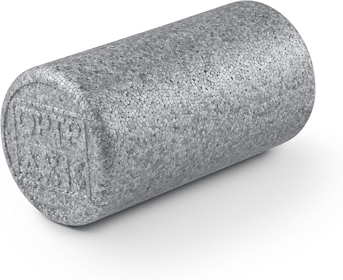 OPTP Silver AXIS Foam Roller, Moderate Density for Sports Medicine, Physical Therapy, Pilates, Yoga - Myofascial Release on Trigger Points (Silver Moderate Density, 12" x 6" Round)