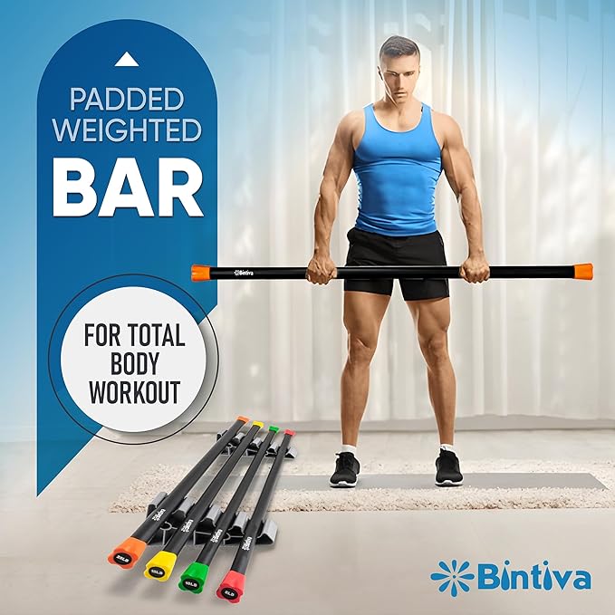 Weighted Bar Set - Weighted Bars for Exercise