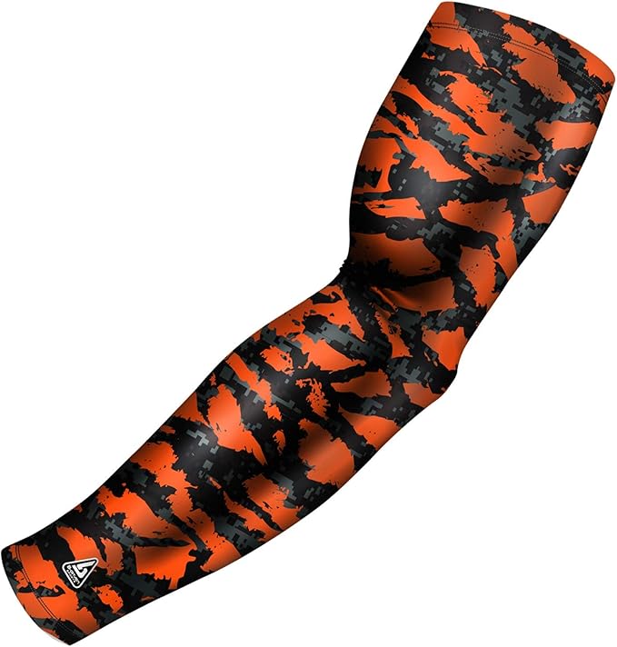 B-Driven Sports Pro Fit Compression Arm Sleeve - Arm Sleeve for Men Women & Youth - Basketball, Baseball, Football - Single