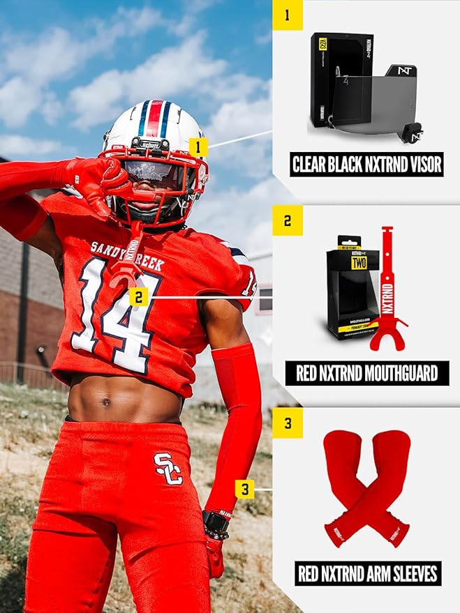 1 Pair Nxtrnd Compression Arm Sleeves for Men, Breathable Football, Basketball, Baseball Accessory, Adult & Kids