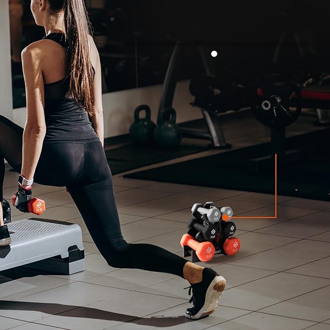 Squatz Adjustable Dumbbell Set 70-140LB Adjustable Dumbbells For Home Gym, Anti-Slip Handle With Heavy‑Duty Plates, Exercise Fitness Dumbbells For Home Gym Strength & Weight Training