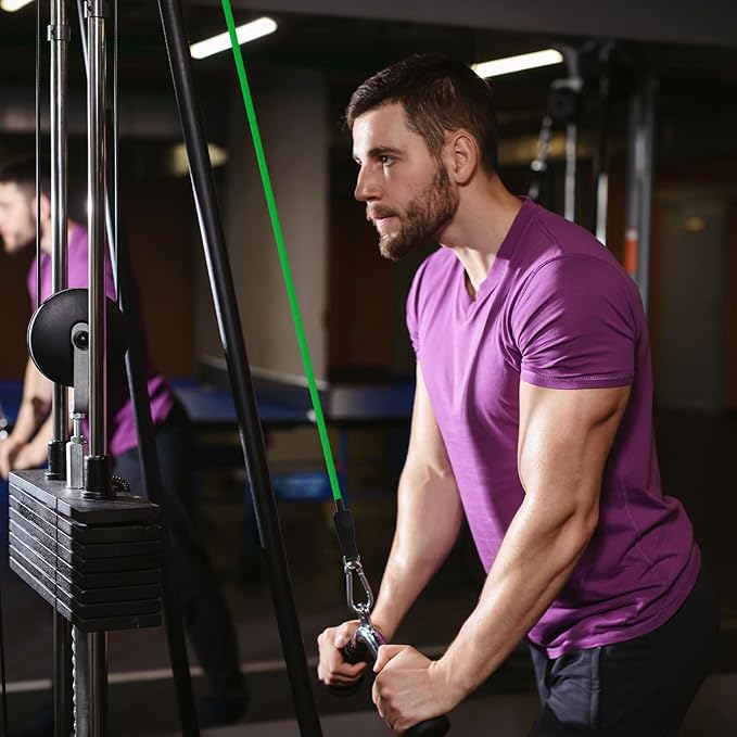 PATIKIL Resistance Tube Bands, Stackable Single Resistance Band Exercise Band Stretch Band for Working Out Man Home Fit