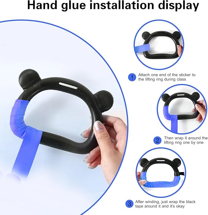 Kids Gymnastics Rings, Children's Home Gym Equipment, Children's Adjustable Strap Strength Training Rings, Pulling Rings for Physical Training