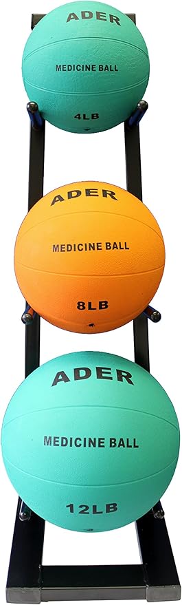 Ader Medicine Ball Set w/Rack
