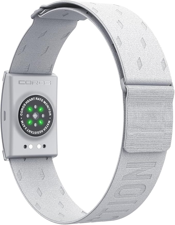 COROS Heart Rate Monitor, Comfort, Easy to wear, Auto-wear Detection, Advanced Sensor, Precise Data, Bluetooth, 38 Hours Battery Life, Connects up to 3 Devices at Once, for Run and Bike
