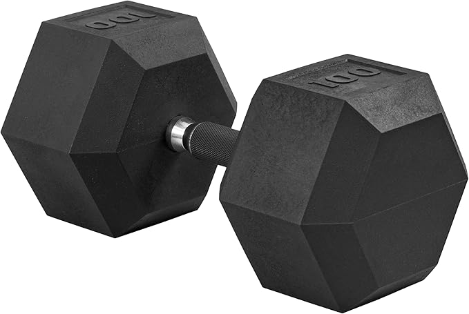 CAP Barbell Coated Hex Dumbbell Weight - Single | 10-120 lbs | Multiple Options