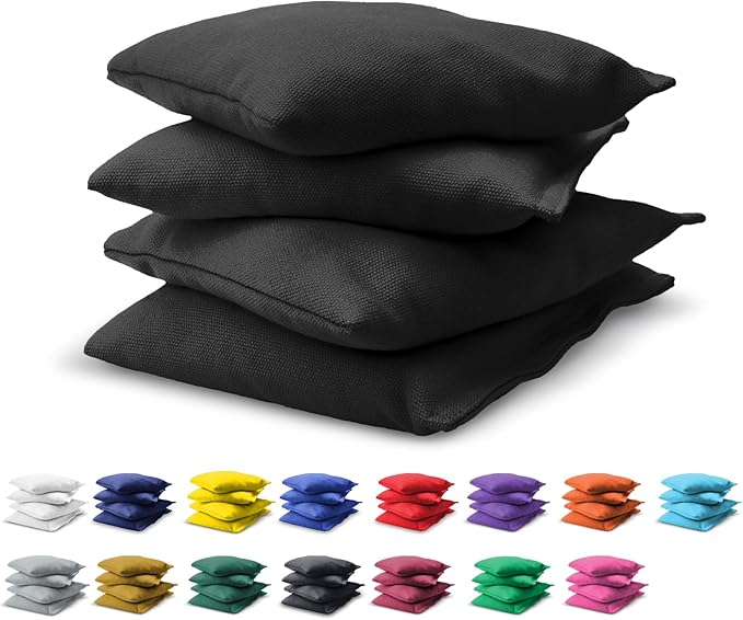 GoSports Cornhole Bean Bags Set of 4-16 Colors Available - Regulation All Weather, Mix and Match
