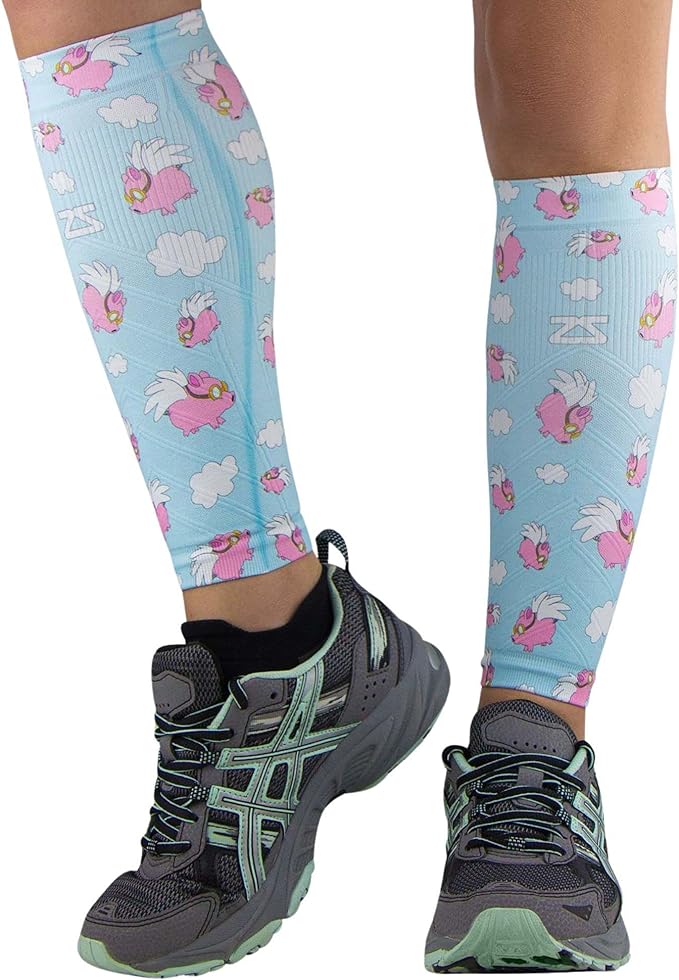 Zensah Running Leg Compression Sleeves - Shin Splint, Calf Compression Sleeve Men and Women