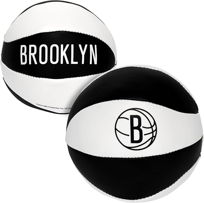 Franklin Sports NBA Toy Basketballs - 2 Pack of Kids Soft Mini Basketballs for Over The Door + Indoor Hoops - NBA Fan Shop