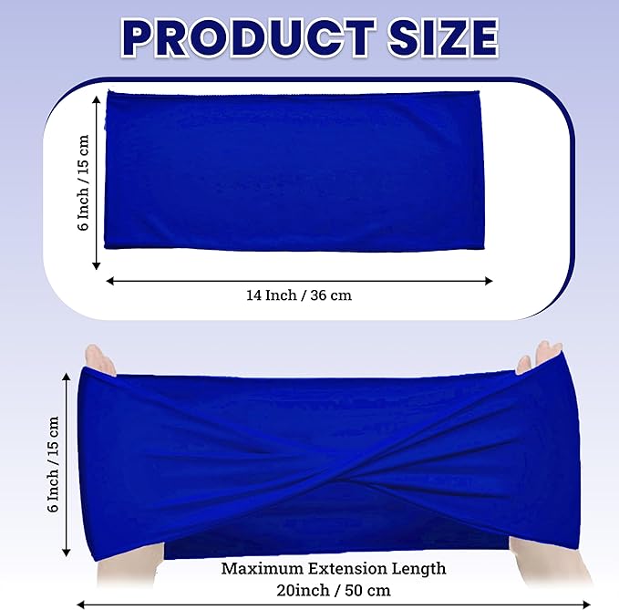 VDS Pack of 150 PCS | Royal Blue | Spandex Chair Sashes Bows Without Buckle | Stretch Elastic Banquet Universal Folding Chair Band Tie with for Wedding Party Conference Celebration Event Decoration