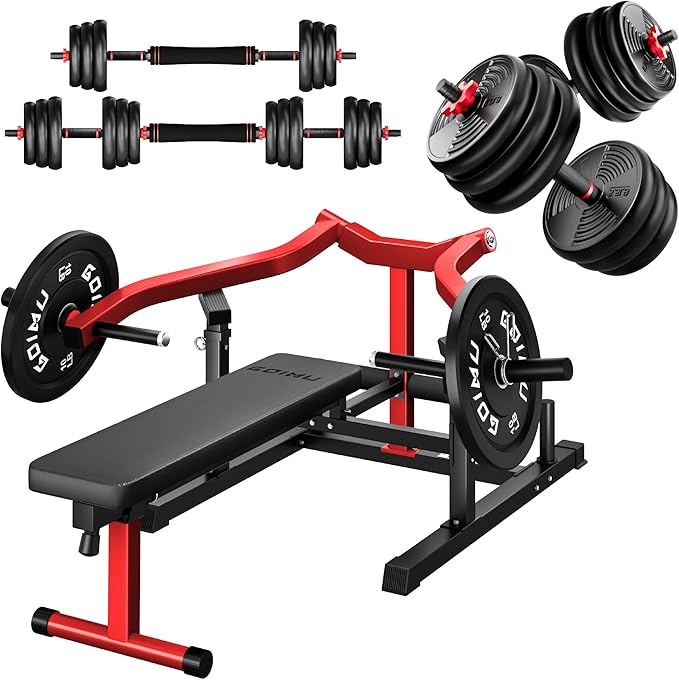 Chest Press Machine, Z1-PRO Weight Bench Press Machine with Independent Arms, Adjustable Flat Incline Bench Press for Chest, AB Workout Home Gym Equipment