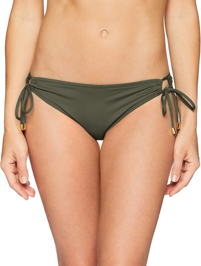 La Blanca Women's Island Goddess Side Loop Hipster Bikini Swimsuit Bottom