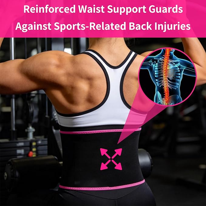 Lisacool Waist Trainer for Women Lower Belly Fat,Waist Sweat Band for Women,Belly Band Sweat Belt,Stomach Wrap,Body Shaper