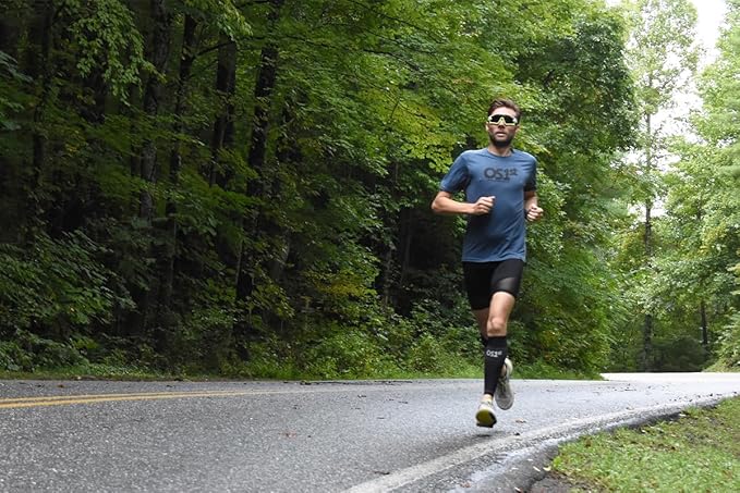 OS1st Thin Air Compression Calf Sleeves TA6 for running, maximizing airflow and relieving shin splints