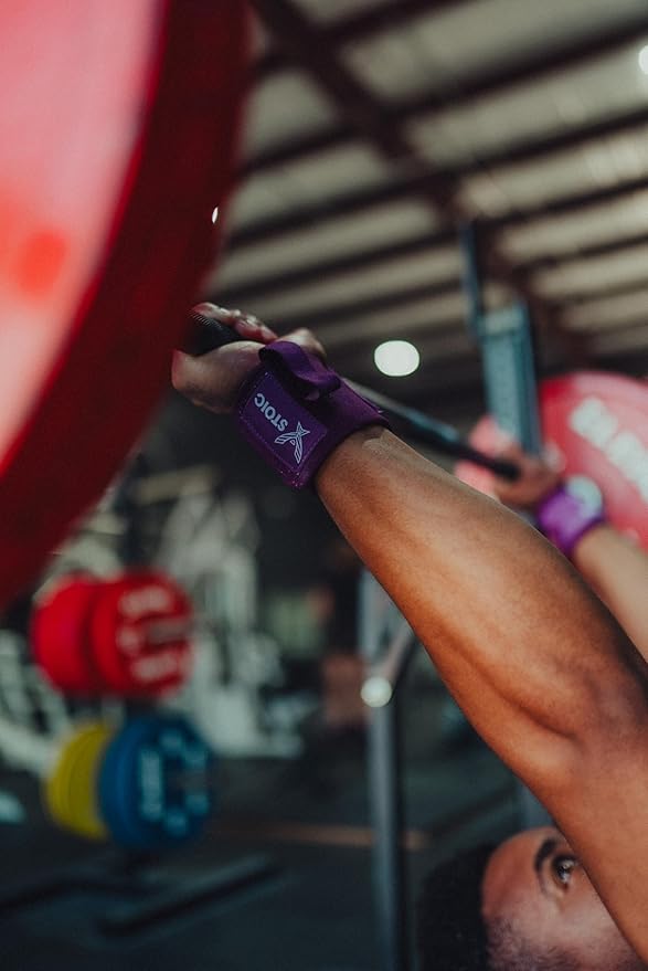 Stoic Wrist Wraps Weightlifting, Powerlifting, Cross Training, Bodybuilding with Thumb Loop. for Gym Workout, Men and Women Weight Lifting and Strength Training