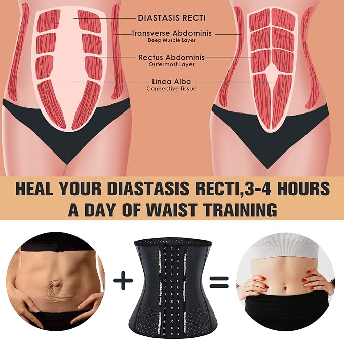 YADIFEN Waist Trainer for Women,Zipper Corset Body Shaper for Tummy Control Neoprene Cincher Sweat Sauna Vest Tank Top