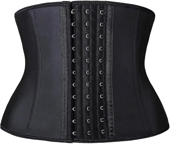 YIANNA Women's Underbust Latex Sport Girdle Waist Trainer Corsets Hourglass Body Shaper