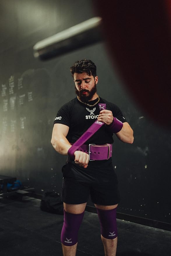 Stoic Wrist Wraps Weightlifting, Powerlifting, Cross Training, Bodybuilding with Thumb Loop. for Gym Workout, Men and Women Weight Lifting and Strength Training
