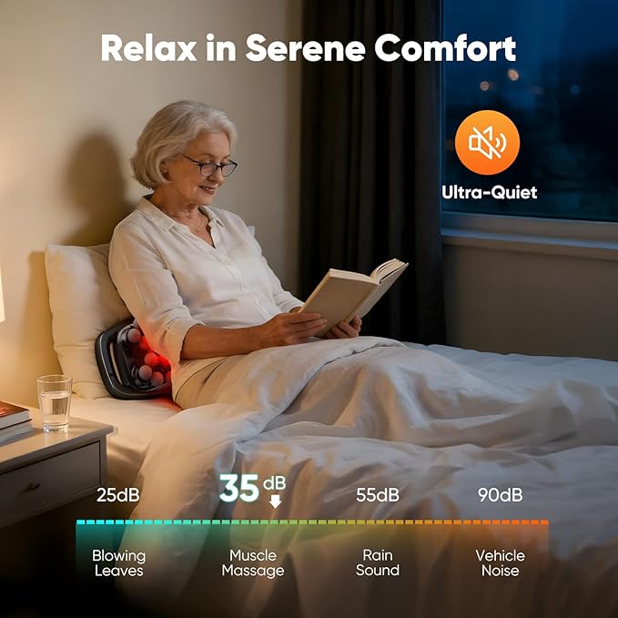 20-Head Massage Gun, Deep Tissue Percussion Massager with 30 Speeds & 3 Modes, 110lb Force, Ultra-Quiet 35dB, 2600mAh Battery, Fast Charging,Full Body Muscle Relaxation,Gifts for Mother's Day