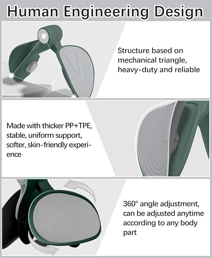 Tinrief Thigh Exerciser Kegel Exerciser, Pelvic Floor Trainer, Kegel Trainer for Postpartum Rehabilitation, Trimmer Inner Thigh, Thigh Toner Workout,