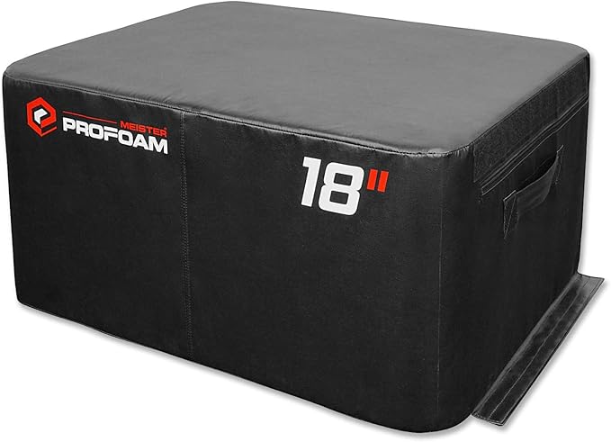 Meister PROFOAM Plyo Boxes - Foam Plyometric Jump Boxes for Professional Gyms