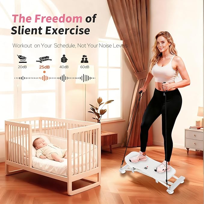 ZCMHAXJ Balance Board for Adults, Ski Machine Exercise Equipment with Resistance Bands, Rock Stepper Featuring LCD Monitor, Portable Wobble Board or Full Body Workout at Home Gym