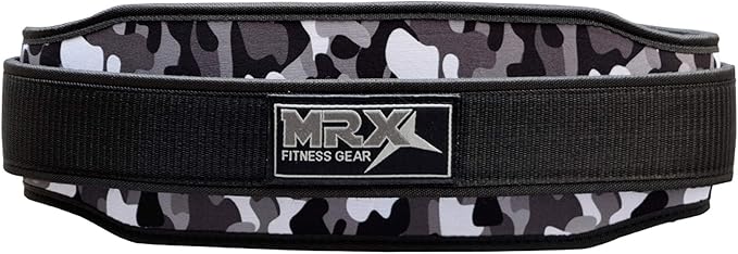 MRX Weight Lifting Belt with Double Back Support Gym Training 5" Wide Belts 11 Colors