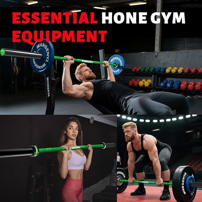 7FT Olympic Barbell 45lb,28MM 2 Inch Olympic Bar for 500/700lbs Capacity with No. 45 Steel,Olympic Weight Bars for Lifting,CrossFit,Bench Press,Deadlift,Squats,Strength Training bars