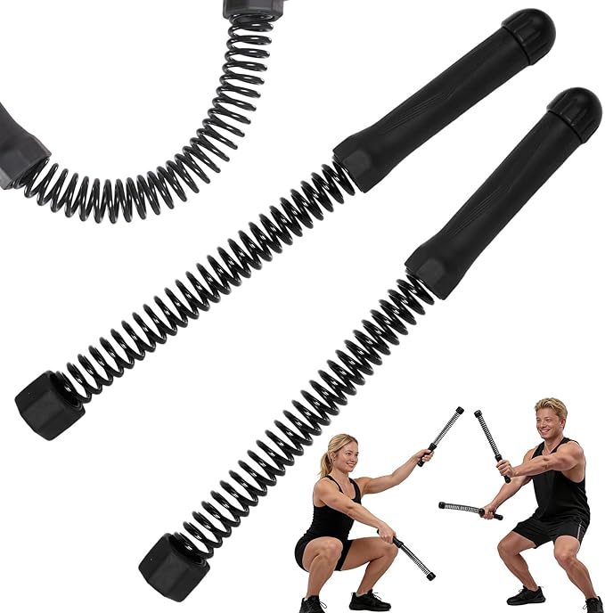 CYFIE Heavy Duty Ropeless Battle Ropes for Home Gym, Cordless Battle Ropes Weighted Workout Rope for HIIT, Strength Building & Low-Impact Aerobic Exercise, Portable Fitness Equipment for Men & Women
