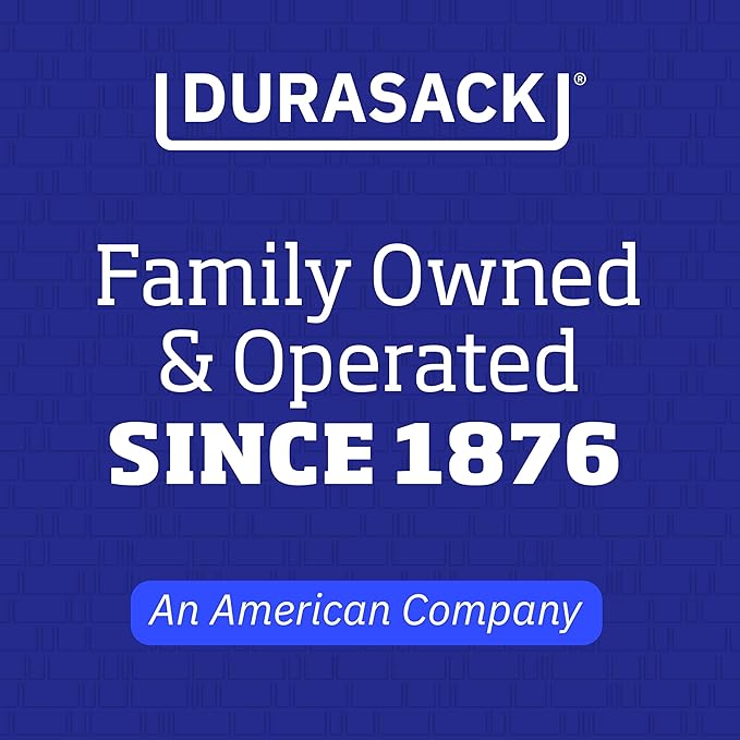 DURASACK Heavy Duty Sand Bags with Tie Strings Empty Woven Polypropylene Sand-Bags for Flood Control with 1600 Hours of UV Protection, 50 lbs Capacity, 14x26 inches, White, 1000 Count