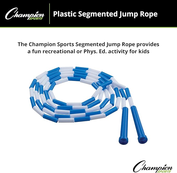 Champion Sports Plastic Segmented Jump Rope