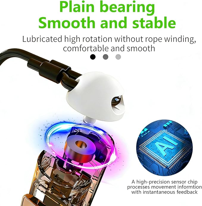 Smart Jump Rope,Cordless Jump Rope with LCD Display Counter,APP Data Analysis,Cordless Ball Counterweight Skipping Rope,Suitable for Women, Men, all Age Groups Adjustable Skipping Rope