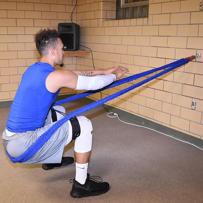 Acceleration Speed Cord Bungee Multi-Sport Resistance Training Kit - Improve Strength, Power, Agility, Vertical Jumping, Sprint Speed – 3 Waist Belt Sizes (S, M, L) Available - Kinetic Bands