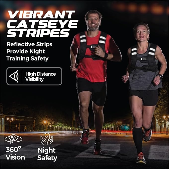 Weighted Vest for Women 10 LB (5kg) – Fixed Weight Training Vest for Women Men, Adjustable Straps, Odor-Resistant Neoprene, Large Back Pocket for Running, Strength Training & Weight Loss