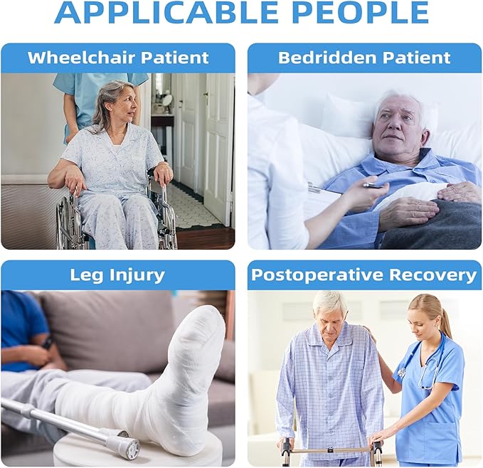 Gait Belt Transfer Belt with Handles, Medical Safety Gait Belts for Seniors, Quick Release Buckle Gate Belts Lift Belt for Elderly, Bariatric, Handicap, Physical Therapy