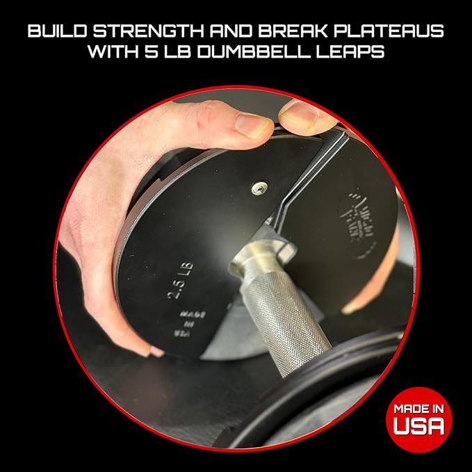 Micro Gainz Dumbbell Fractional 2.5 lb Weight Plate, Ideal for Micro Loading, (Choose Color) 2 Piece Fractional Weight Plates, Designed for Dumbbell Training, Made In USA