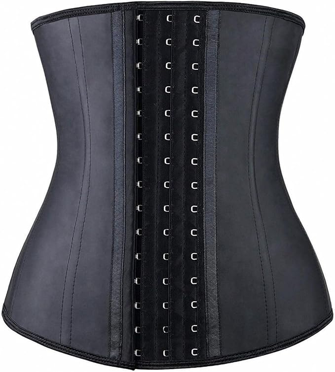YIANNA Women's Underbust Latex Sport Girdle Waist Trainer Corsets Hourglass Body Shaper