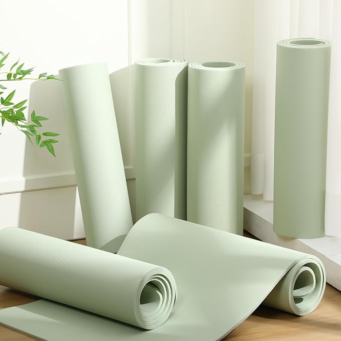 Timgle 6 Pcs 10mm Thick Yoga Mat Bulk 68 x 24 Inches Anti-slip Tear-resistant Exercise Mat Adult Gym Mats for Fitness, Stretching, Workout and Studio, Outdoor Yoga, Pilates