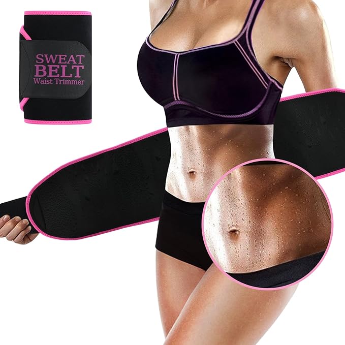 Lisacool Waist Trainer for Women Lower Belly Fat,Waist Sweat Band for Women,Belly Band Sweat Belt,Stomach Wrap,Body Shaper