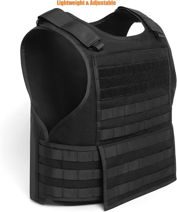 TACNEX Lightweight MOLLE Duty Vest Adjustable Weighted Workout Vest for Men Women