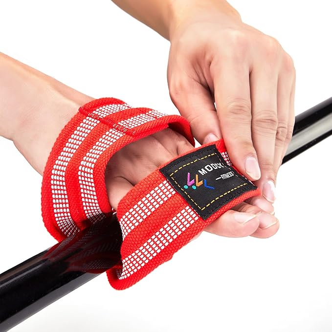 MOOCY Figure 8 Lifting Straps for Deadlift,Weightlifting,Strongman,& Cross Training Strong Weightlifting Wrist Wraps