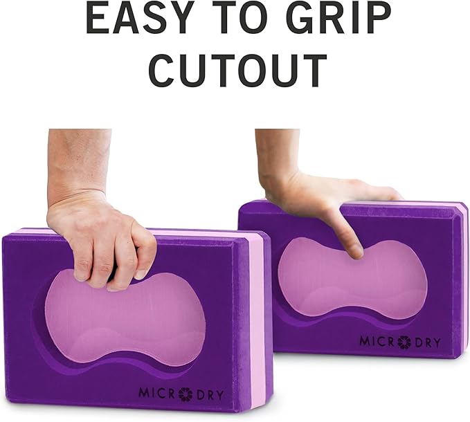 MicroDry Sure Grip Yoga Block