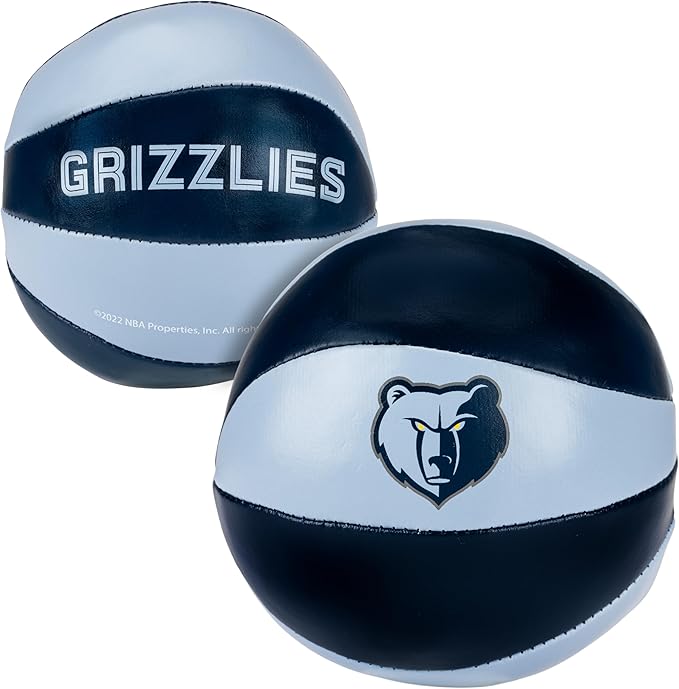 Franklin Sports NBA Toy Basketballs - 2 Pack of Kids Soft Mini Basketballs for Over The Door + Indoor Hoops - NBA Fan Shop