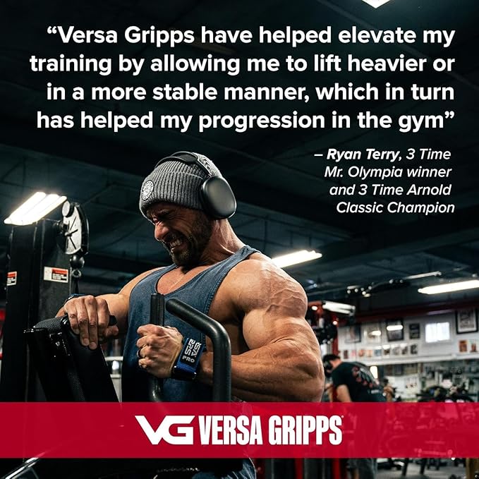 Versa Gripps Pro, Made in USA, Wrist Straps for Weightlifting Alternative, Best Training Accessory