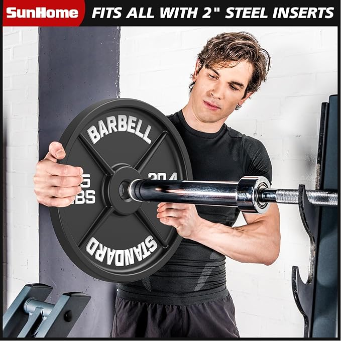 SunHome Smith Machine, Power Cage Squat Rack with Smith Bar, LAT Pull-Down Systems, Cable Crossover Machine and Cable Attachment for Home Gym