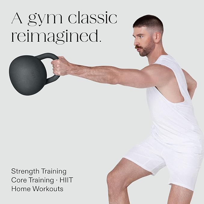 Bala Kettleball, Soft Kettlebell for Women - Kettlebells Strength & Core Training Equipment for Home Gym Workouts - Anti-Slip Grip Exercise Weights with Cushioned Impact-Resistant Base