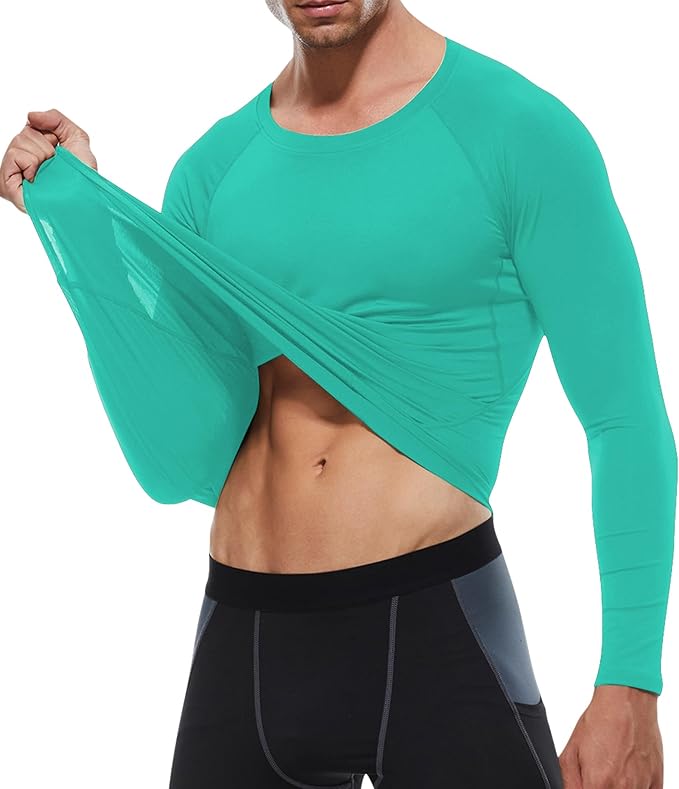 SPVISE 1 or 3 Pack Men's Compression Shirts Long Sleeve Workout Gym T-Shirt Running Top Cool Dry Sports Baselayer Undershirts
