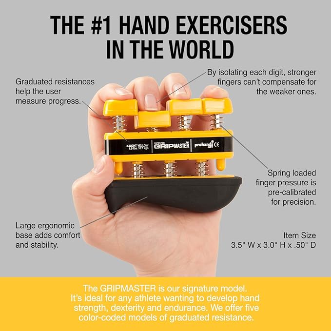 Prohands Gripmaster Medical Hand and Finger Exerciser
