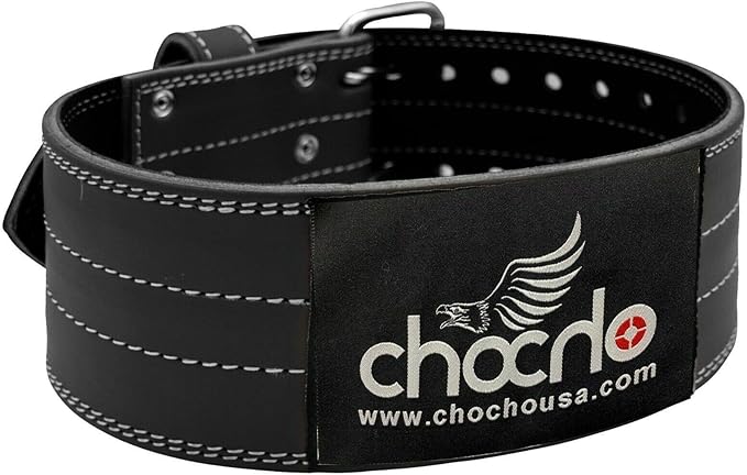 ChoCho Track 4" Power Weight Lifting Belt Gym Fitness Bodybuilding Back Support Heavy Workout